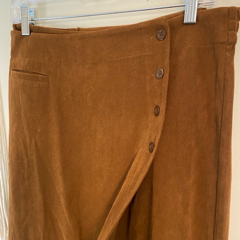 Christopher & Banks Long Pencil Warm Wrap Skirt